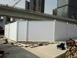 城市交通工程施工，PVC圍擋使用安裝效果更佳